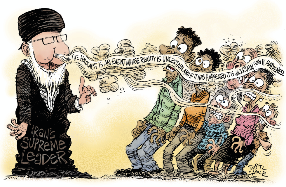 Iran Cartoon for Cagle Column COLOR