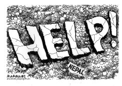 EARTHQUAKE IN NEPAL by Jimmy Margulies
