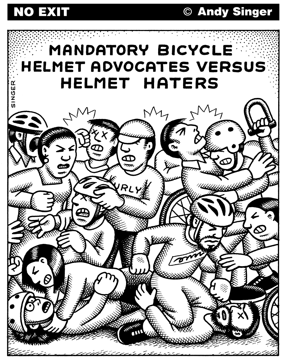 Bike Helmet Advocates Versus Haters