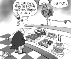 BIASED BAKER OBAMA by Gary McCoy