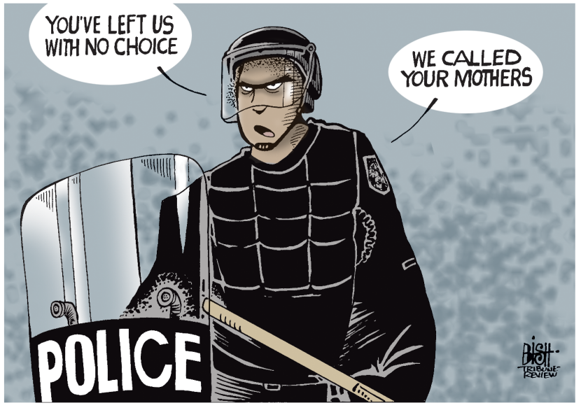 YOU'RE IN TROUBLE NOW, COLOR
