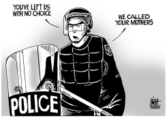 YOU'RE IN TROUBLE NOW, B/W by Randy Bish