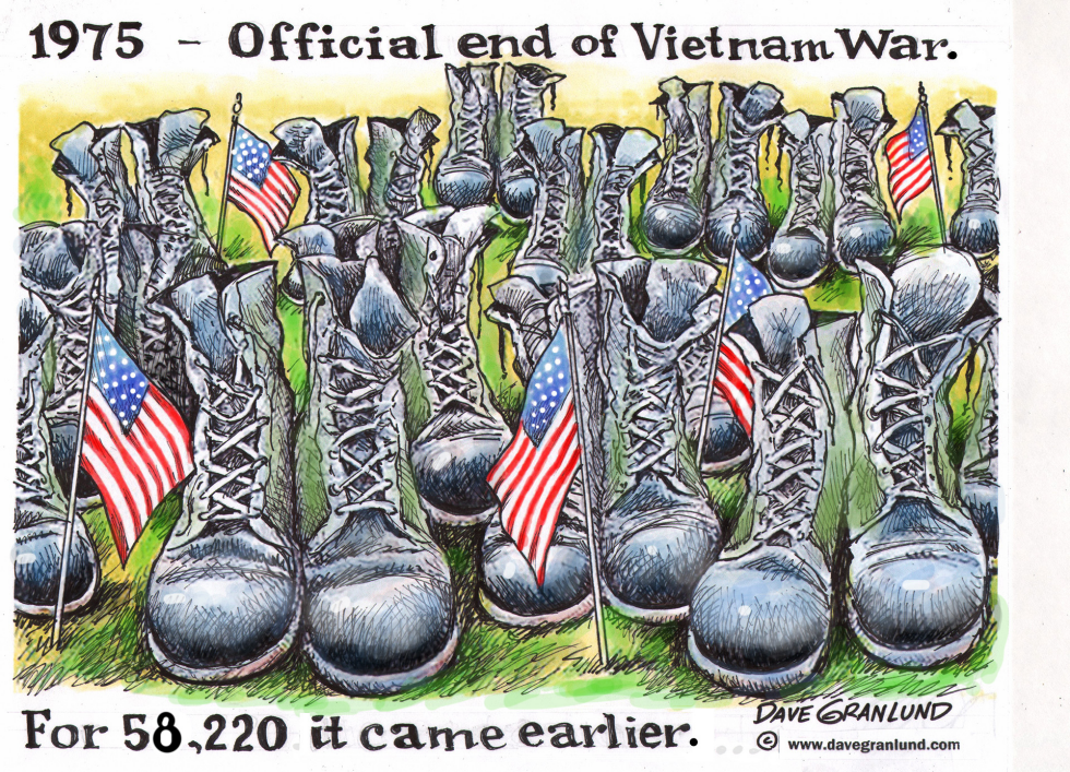  VIETNAM WAR ANNIVERSARY by Dave Granlund