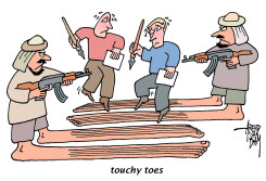 TOUCHY TOES by Arend Van Dam