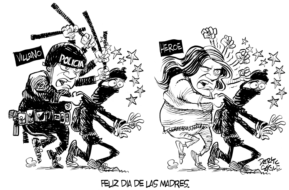  DIA DE LAS MADRES EN BALTIMORE by Daryl Cagle