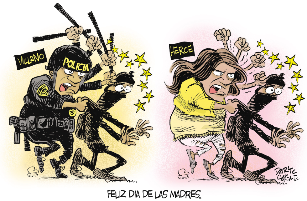  DIA DE LAS MADRES EN BALTIMORE  by Daryl Cagle