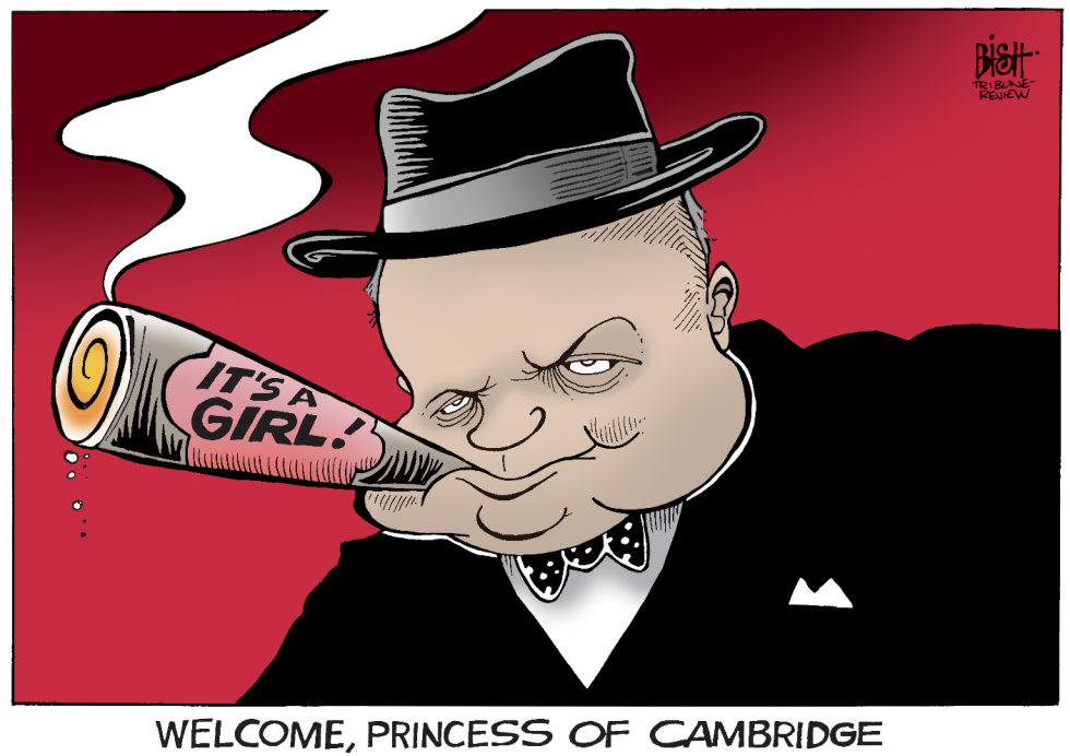 BRITAIN WELCOMES A ROYAL BABY, COLOR