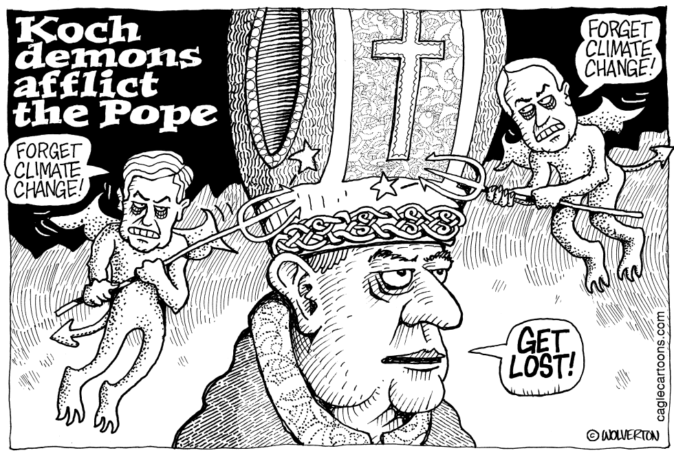Kochs Pressure Pope on Climate Change