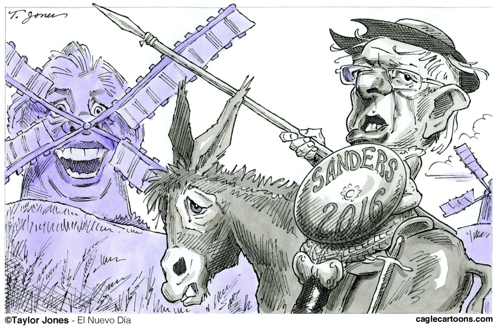 Bernie Sanders - Molinos de Viento -COLOR
