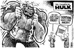 FANATICAL HULK by Rick McKee