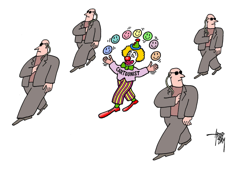 cartoonist security