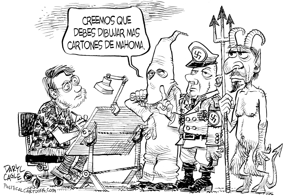  DIBUJA MAS CARTONES DE MAHOMA by Daryl Cagle