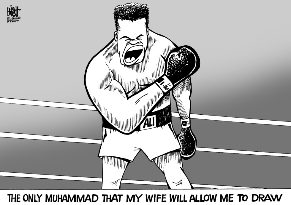 DRAWING MUHAMMAD, B/W
