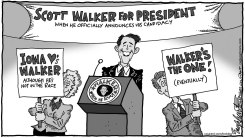 SCOTT WALKER by Bob Englehart