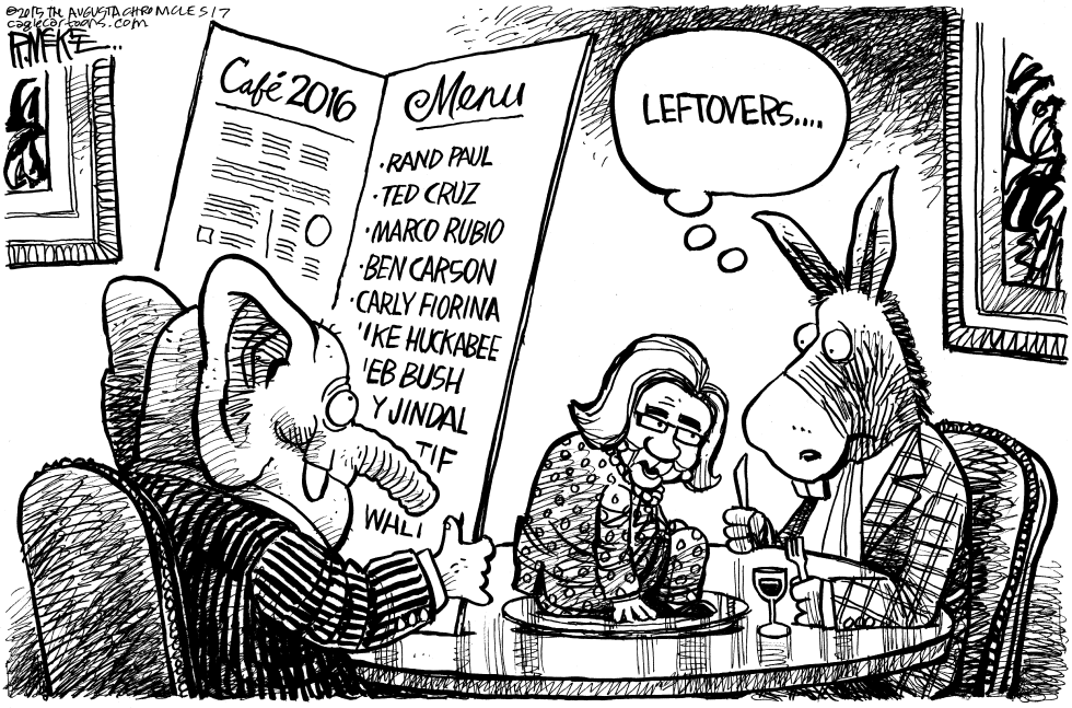 HILLARY LEFTOVERS by Rick McKee