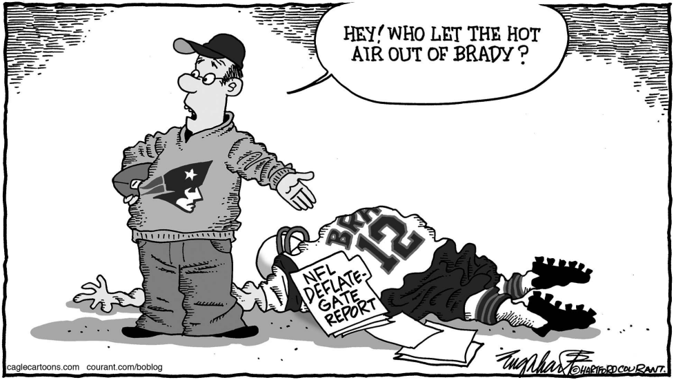  DEFLATEGATE by Bob Englehart