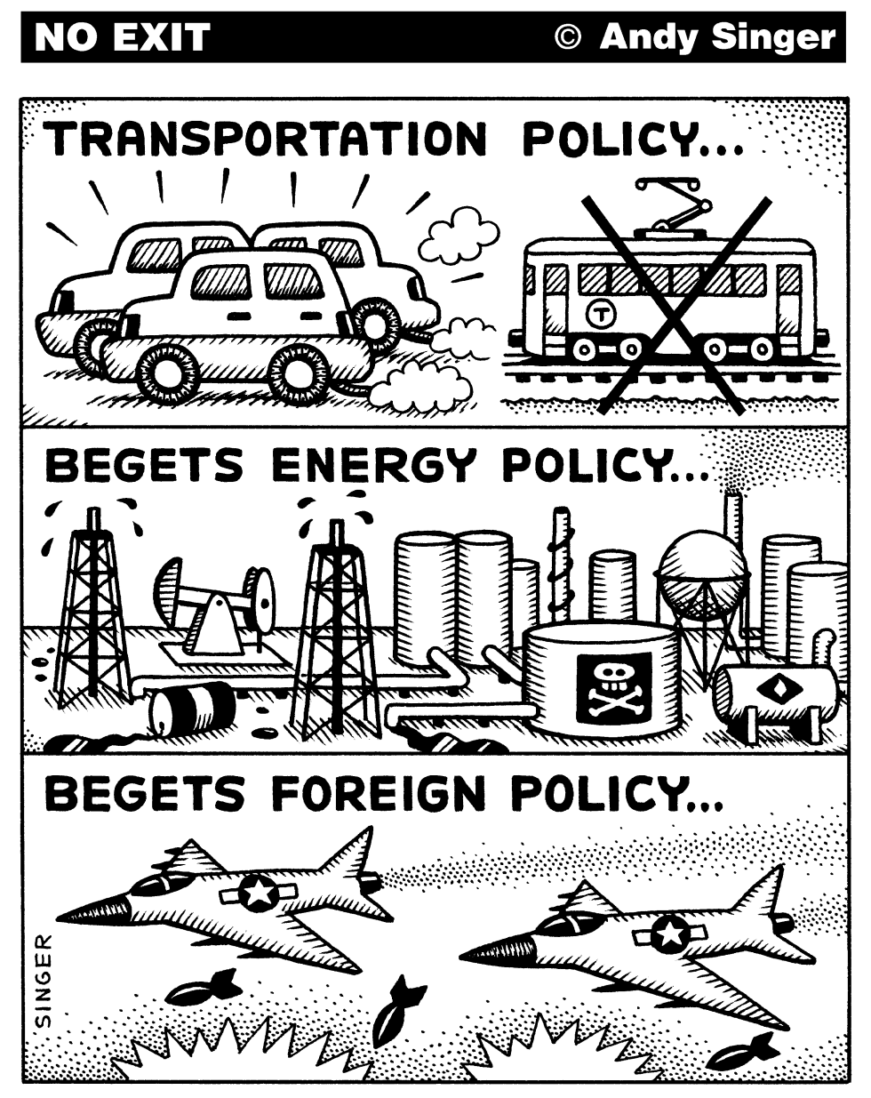 Transport Policy begets Energy and Foreign Policy
