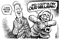 CLINTON BILLS by Rick McKee