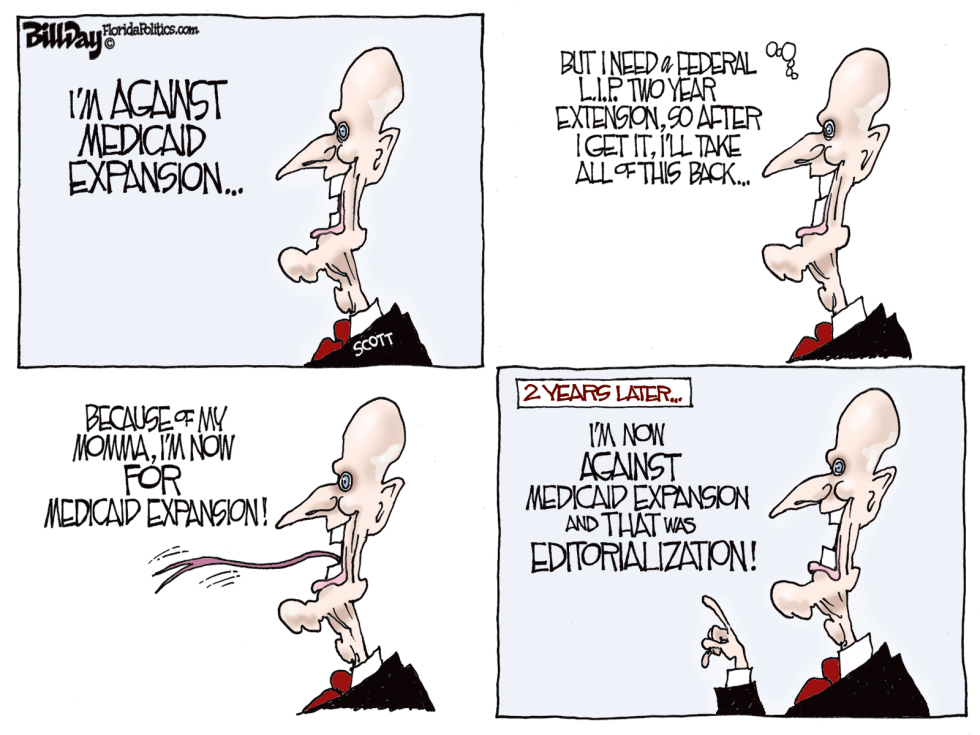 local FL SCOTT LIES  color