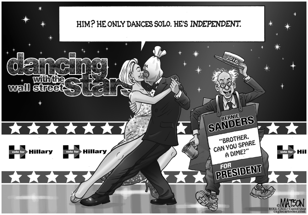 Hillary Clinton Dances With The Wall Street Stars