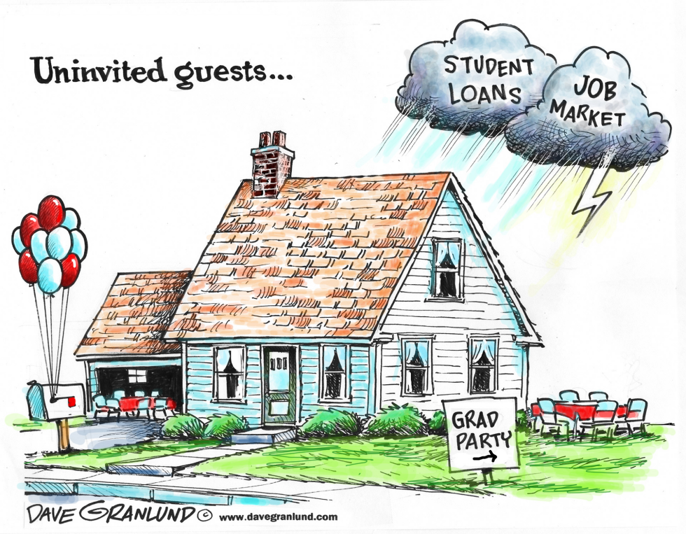  GRAD PARTY by Dave Granlund