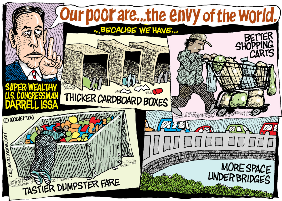 Darrell Issa Disses the Poor COLOR