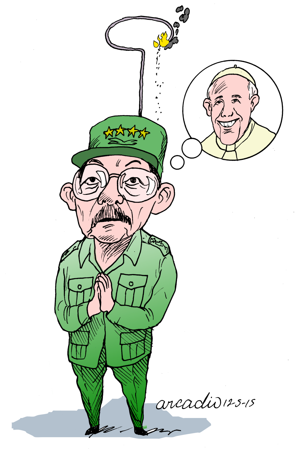 Raul Castro y su conversión