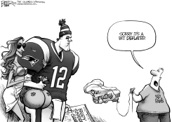 POOR TOM BRADY by Nate Beeler