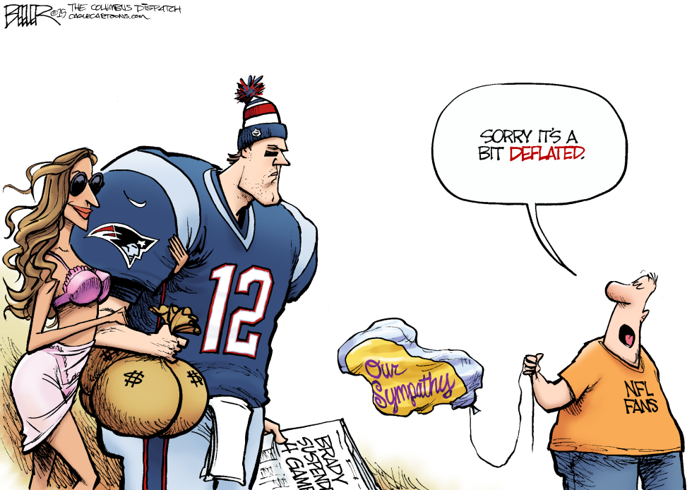  POOR TOM BRADY by Nate Beeler