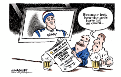 AMERICANS LOSING FAITH  by Jimmy Margulies