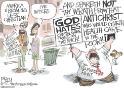 CHRISTIAN AMERICA  by Pat Bagley