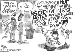 CHRISTIAN AMERICA by Pat Bagley