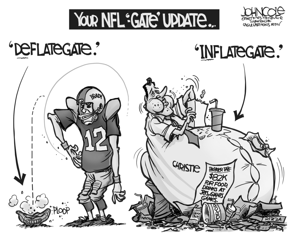 Christie's Inflategate BW