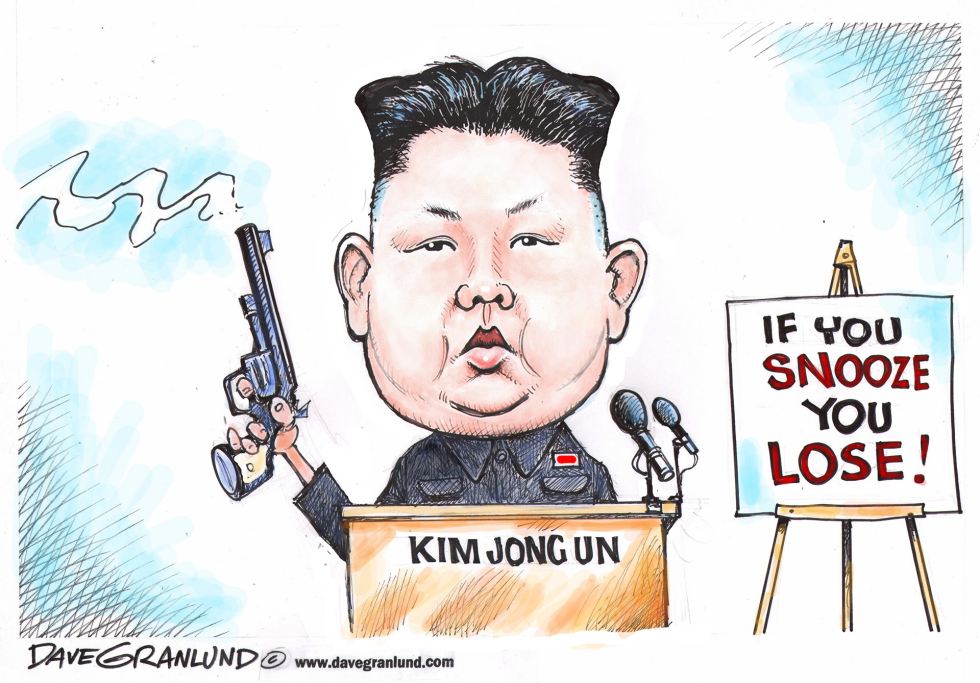Kim Jong un and snoozing