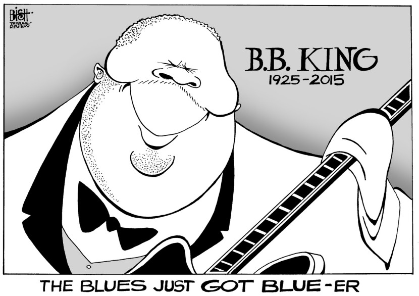 BB KING, B/W