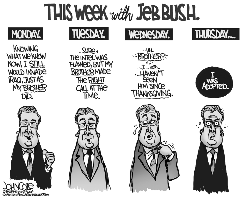 Jeb Bush and Dubyah BW