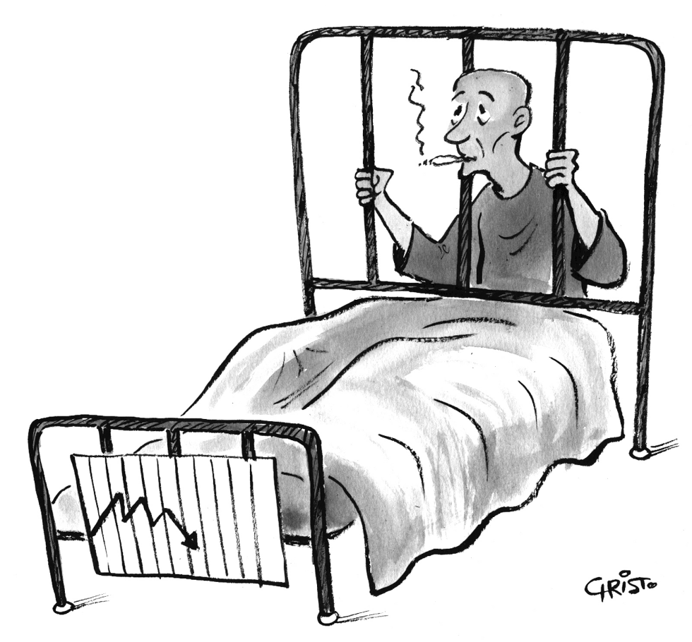 Medical Marijuana Behind The Bars - BW