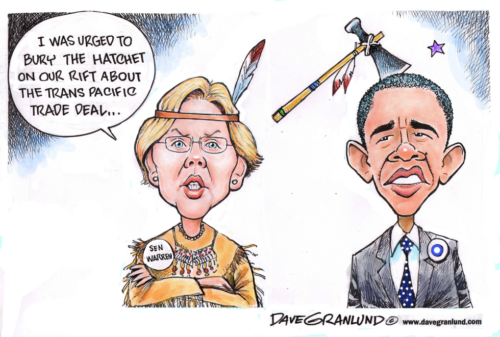 Sen Warren vs Obama rift