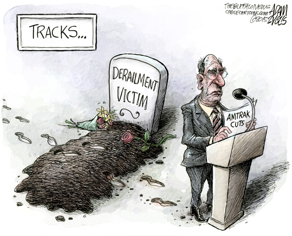  AMTRAK TRAGEDY by Adam Zyglis