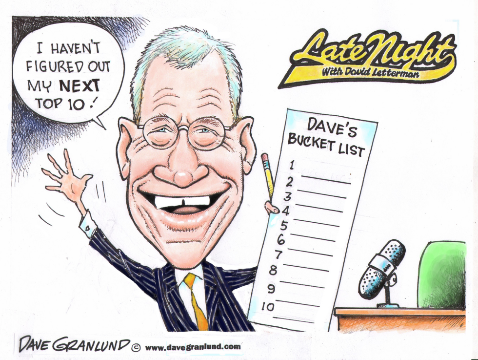 Dave Letterman farewell