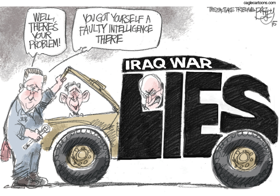  BAD INTELLIGENCE by Pat Bagley