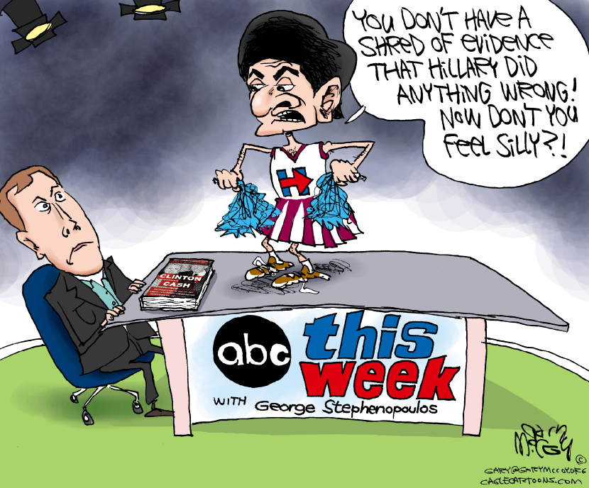 George Cheers Hillary COLOR