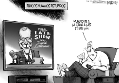 DAVID LETTERMAN by Nate Beeler