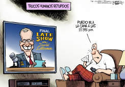 DAVID LETTERMAN /  by Nate Beeler