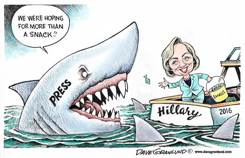 Hillary and the press