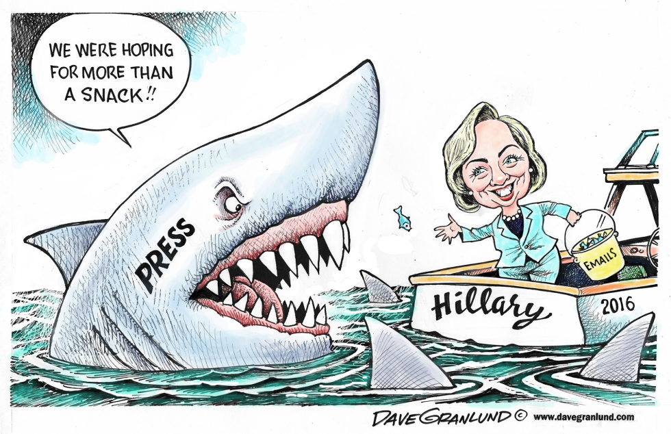 Hillary and the press