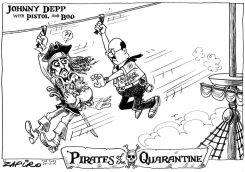 PIRATES OF THE QUARANTINE by Zapiro