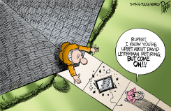 LETTERMAN RETIRING by Bruce Plante