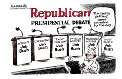 CROWDED FIELD OF REPUBLICANS FOR 2016 by Jimmy Margulies