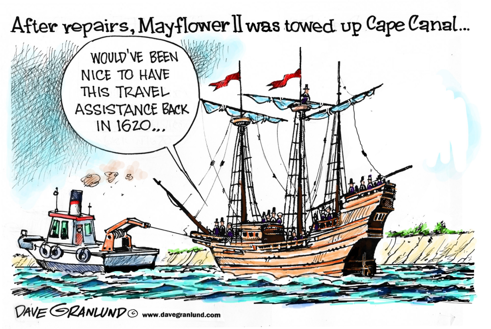 Mayflower II repaired
